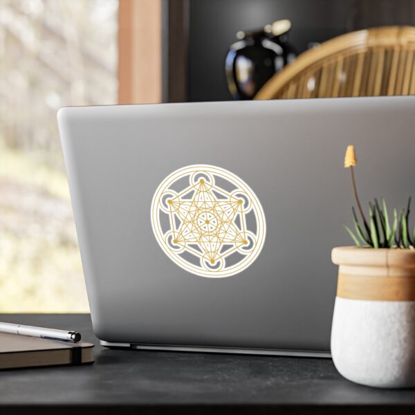 Sticker del Cubo de Metatrón: Portal de Geometría Sagrada y Energía Universal - Imagen 12