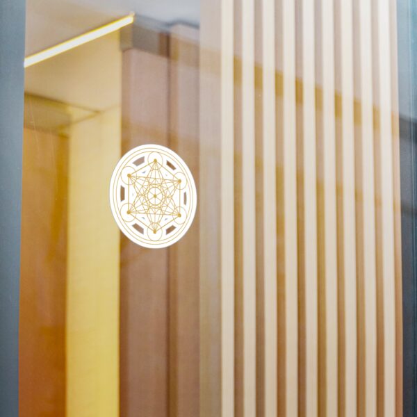 Sticker del Cubo de Metatrón: Portal de Geometría Sagrada y Energía Universal - Imagen 6