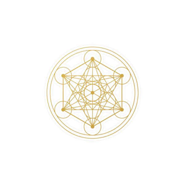 Sticker del Cubo de Metatrón: Portal de Geometría Sagrada y Energía Universal - Imagen 9