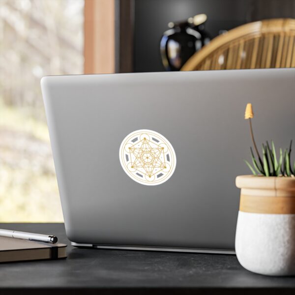 Sticker del Cubo de Metatrón: Portal de Geometría Sagrada y Energía Universal - Imagen 8