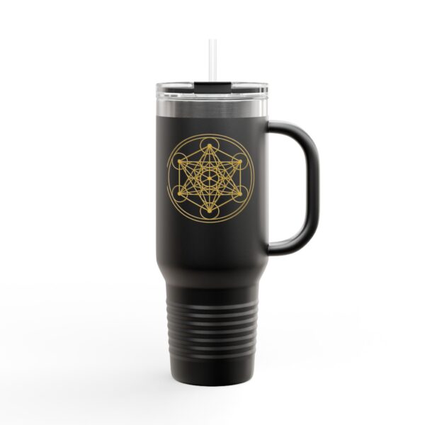 Termo Acero Inoxidable 40oz: Cubo de Metatrón y Árbol de la Vida - Imagen 6