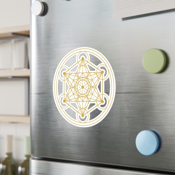 Sticker del Cubo de Metatrón: Portal de Geometría Sagrada y Energía Universal - Imagen 15