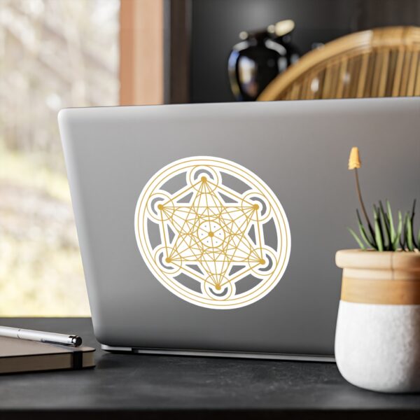 Sticker del Cubo de Metatrón: Portal de Geometría Sagrada y Energía Universal - Imagen 16