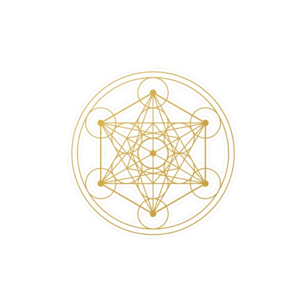 Sticker del Cubo de Metatrón: Portal de Geometría Sagrada y Energía Universal - Imagen 13