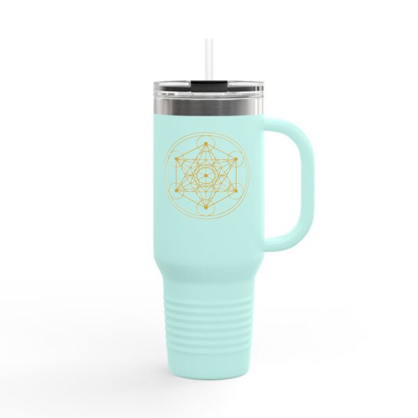 Termo Acero Inoxidable 40oz: Cubo de Metatrón y Árbol de la Vida - Imagen 10