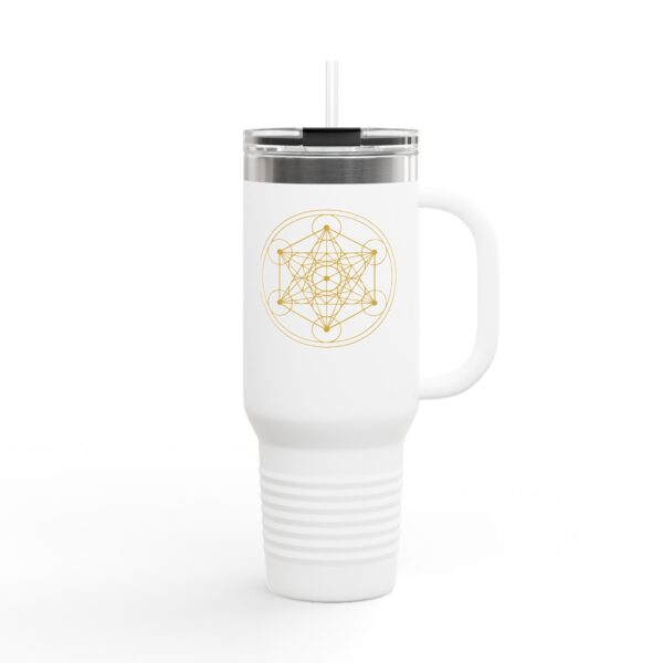 Termo Acero Inoxidable 40oz: Cubo de Metatrón y Árbol de la Vida - Imagen 2