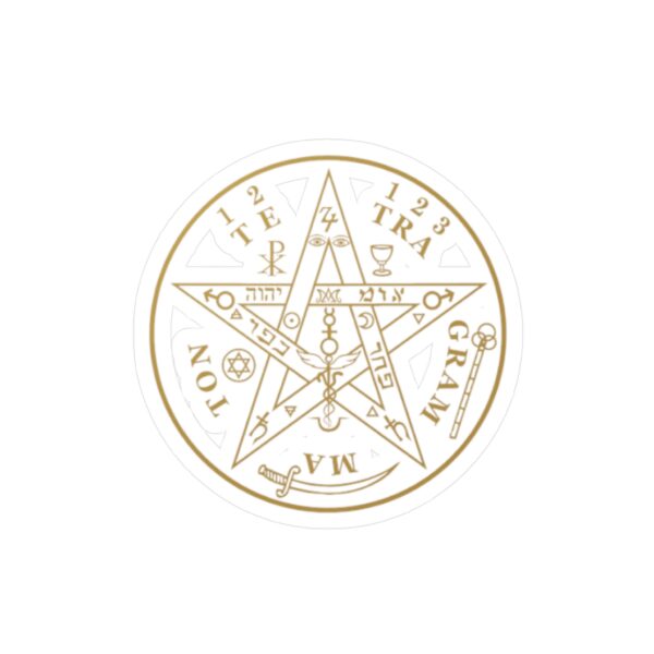 Sticker Tetragrammatón - Protección y Poder Divino