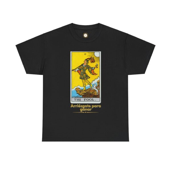 Tarot Rider Unisex Tee, The Fool Shirt, Major Arcana Gift, Fun Camisa, Divertido, Tarot Lover Gift, Occult Clothing, Mystic T-Shirt, Witchy - Imagen 5