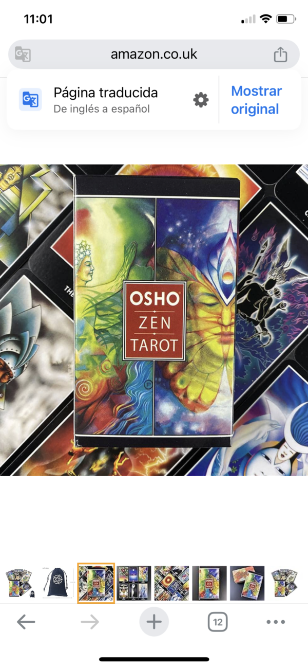 Tarot Cartas Osho Zen Versión Bolsillo - Imagen 4