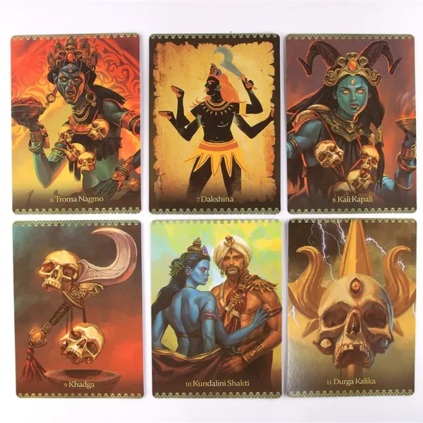 Oráculo Cartas Diosa Kali - Fuerza Interior Y Guía - Imagen 2