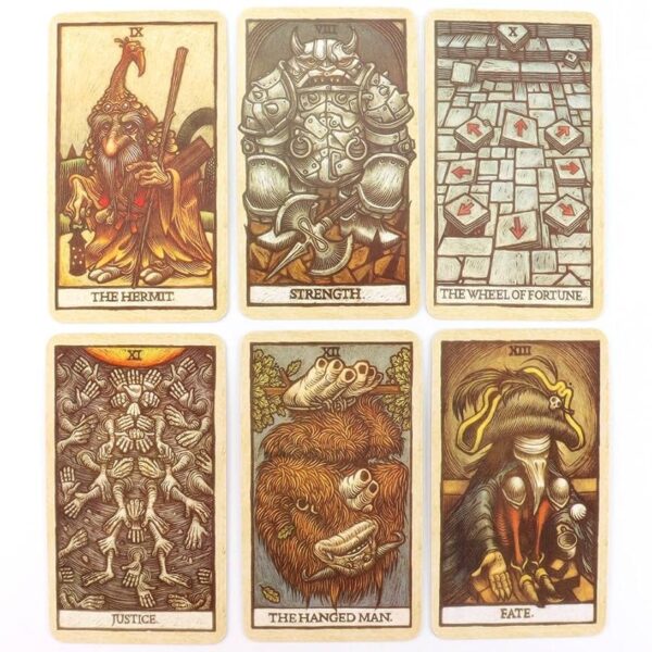 Tarot Cartas Labyrinth Artístico Ilustrado Por Tomás Hijo - Imagen 5