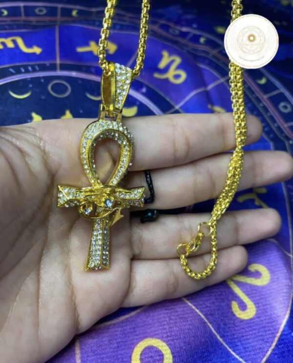 Colgante Ankh Egipcio Con Ojo De Horus
