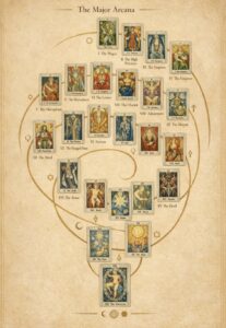 Consulta Tirada de Cierre y Apertura del Año Árbol de la Vida Tarot Thoth Arcanos Mayores
