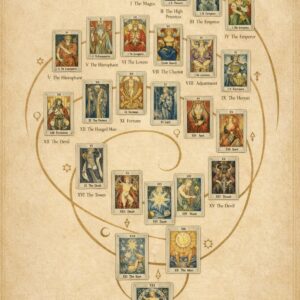 Consulta Tirada de Cierre y Apertura del Año Árbol de la Vida Tarot Thoth Arcanos Mayores