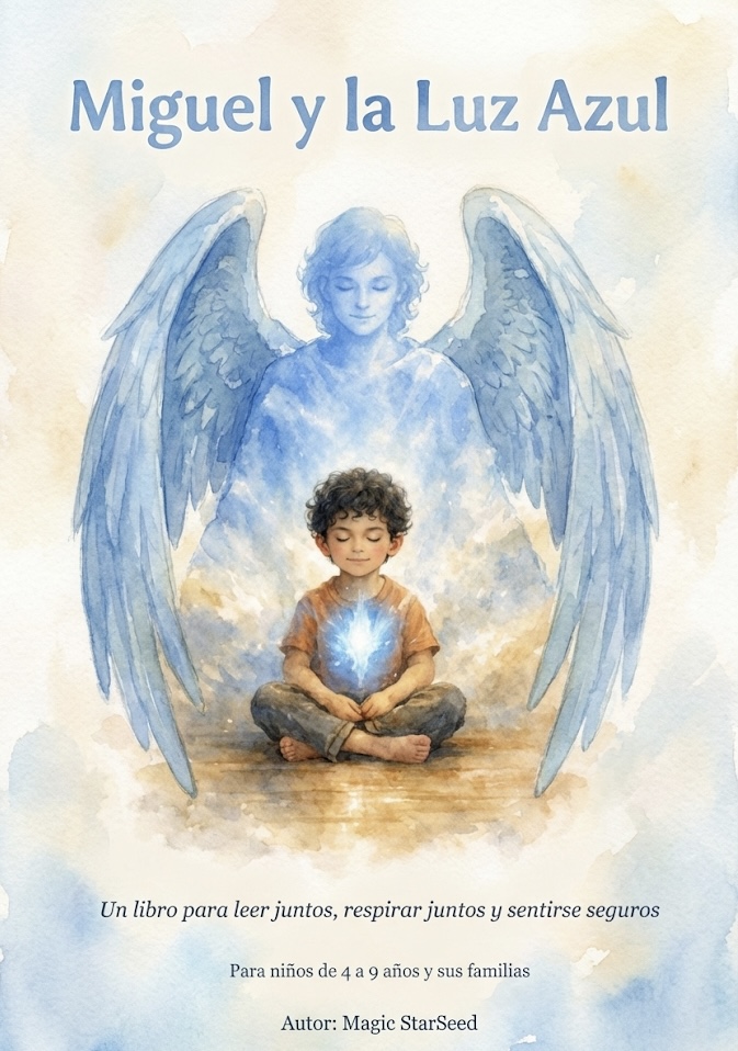 Miguel y la Luz Azul: Un cuento para volver a casa dentro de ti