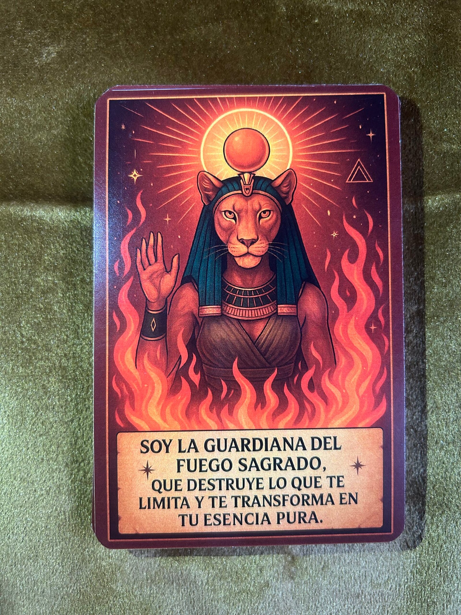 Oráculo Diosa Sekhmet: Fuego Guardián (29 Cartas) - Imagen 8