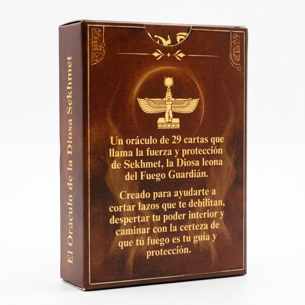 Oráculo Diosa Sekhmet: Fuego Guardián (29 Cartas) - Imagen 5